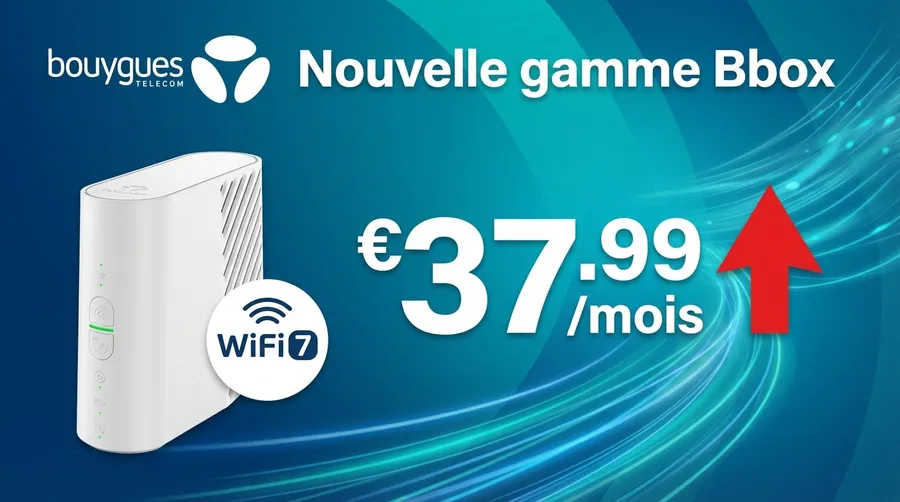 Bbox : +2€ sur l'entrée de gamme, mais le WiFi 7 arrive sur la Must
