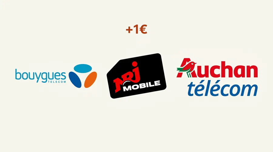 B&You, NRJ et Auchan Telecom : hausse coordonnée d'1€ chez Bouygues