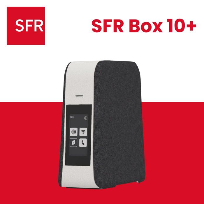La SFR Box 10+ et son écran tactile