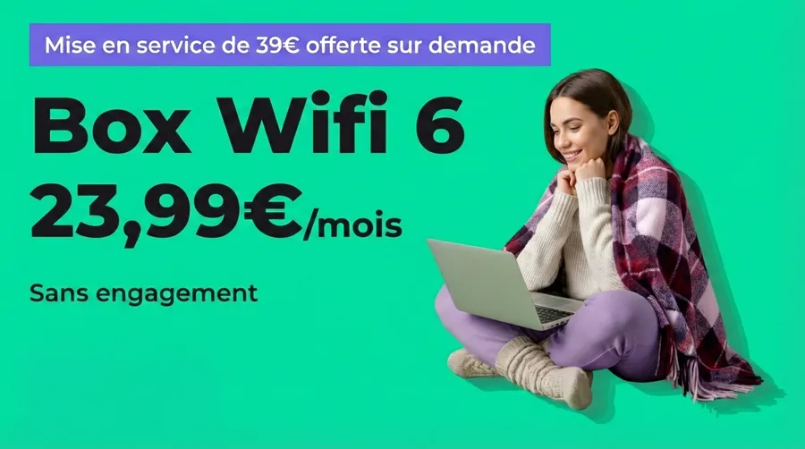 RED baisse le prix de sa Box WiFi 6 à 23,99€/mois